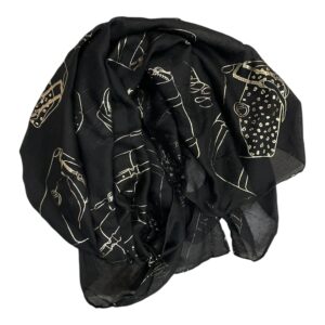 foulard 16 lin vert