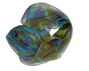 18 foulard en soie palmiers