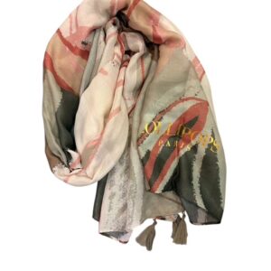 foulard lollipops suzi rectangle scarf kaki