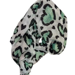 foulard ba3434 léopard vert