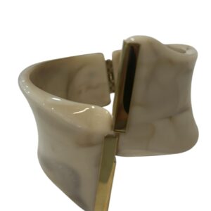 Bracelet manchette beige