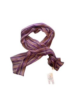 6 violet et jaune rayés