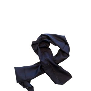 13 foulard bleu nuit uni