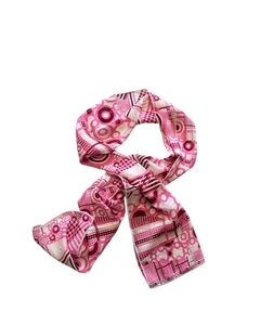 4 rose et bordeaux à motifs